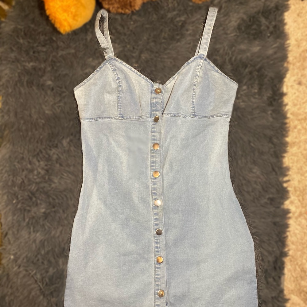 Stretchy Jean Dress- WORN ONCE